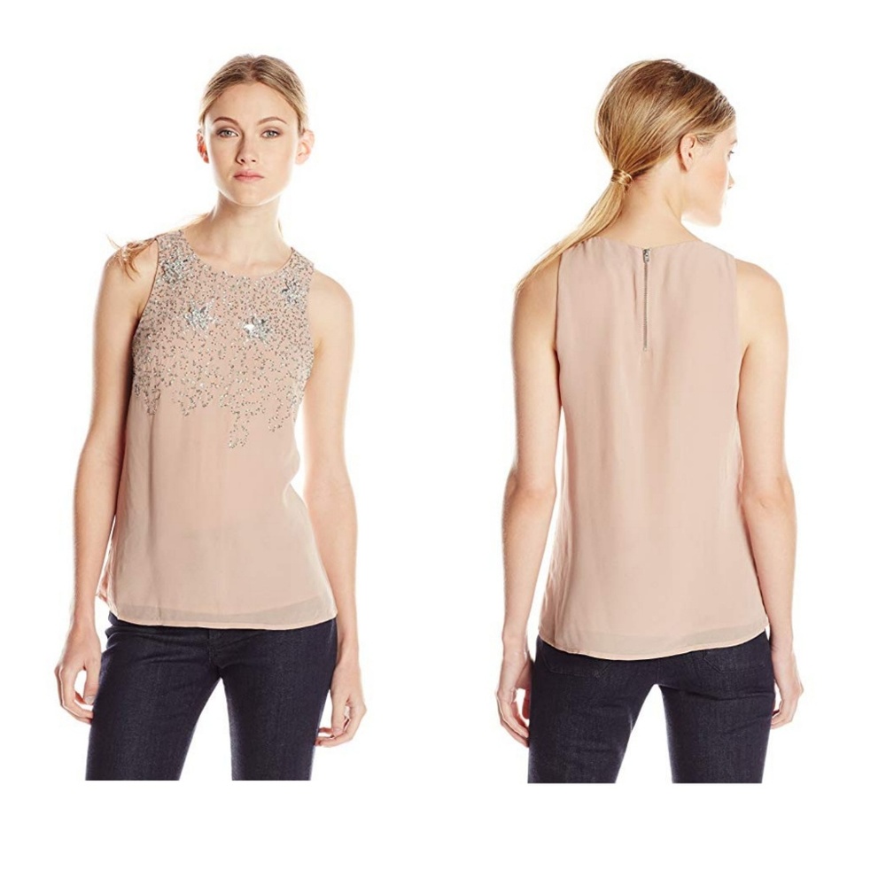 French Connection Angelfire Sparkle Top